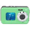Hamwesh Fotocamera Subacquea, Video 5K Foto da 48 MP Selfie Fotocamera per Snorkeling Impermeabile a Doppio Schermo, Videocamera Subacquea con Custodia per Scheda da 32 GB per Snorkeling Immersioni