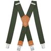 Dresime Bretelle da Uomo per pantaloni con 4 clip forti 4 cm di larghezza, per Uomini e Donne Grandi e alti Larghezza Regolabile di Elastiche e Forma a X Elastica