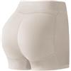 Dasongff Pantaloncino imbottito per esaltare i glutei, a vita alta, imbottitura per rinforzare i fianchi, biancheria intima senza cuciture da donna, mutandine guainante