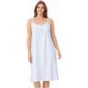 Linclalor Camicia da Notte Donna Batista di Cotone con Spalline Art 130866