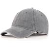 Zylioo Cappello da baseball XXL per teste grandi, cappello da papà con calotta morbida lavato, berretto oversize in denim per uomo donna golf, viaggi, uso quotidiano, Grigio, L