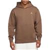 NIKE Jordan Brooklyn FV7281 - Felpa con cappuccio in pile da uomo, marrone/bianco, XL