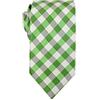 Remo Sartori - Cravatta In Pura Seta A Quadri Vichy, Made In Italy, Uomo (Verde)