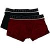 Dirk Bikkembergs Bikkembergs Confezione 2 Boxer Parigamba Uomo Bipack Articolo B4B4001, 5063 Rosso/Verde Scuro, XL