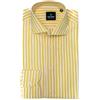 Tina Ferrà Camicia Uomo a Righe Uomo Elegante, Camicia Regular Uomo Manica Lunga in Cotone, Camicia Rigata Collo Francese, Camicia Artigianale Uomo Regalo San Valentino, Camicie Made in Italy