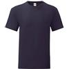 Fruit of the Loom Iconic T - Maglietta da uomo, taglia S - 5XL, confezione da 3 Navy scuro M