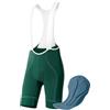 YANSHUYU Pantaloncini Ciclismo Uomo Pantaloncini con Bretelle da Ciclismo Calzamaglia Elastica Traspirante Imbottita Ammortizzante Comodi Vestiti for Bici Strada MTB Salopette Uomo Ciclismo
