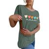 Dasongff T Shirt Allattamento Donna Zip Manica Corta T Shirt Gravidanza Cerniere Dissimulate Abbigliamento Allattamento Estivo Maglietta Allattamento Zip Lato Abbigliamento Gravidanza