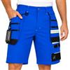 BWOLF Vector Pantaloncini da Lavoro da Uomo, Robusti e Flessibili, 90% Nylon, 10% Elastan, Leggeri, Elastici, con Molti Tasche