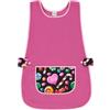 Siry Work Grembiule Scuola Infanzia, Cucina Donna, Taglia Unica, Regolabile in Vita con Due Bottoni che lo Rendono Facile da Indossare, Made in Italy, Art. Dalia (A232-GLICINE)