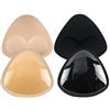 VASANA 2 paia di cuscinetti autoadesivi per reggiseno, rimovibili, per migliorare il seno, per donne, bikini, reggiseno sportivo, costume da bagno, top da yoga (nero + pelle), Nude+Nero, M