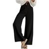 Dasongff Pantaloni larghi da donna in velluto a coste, pantaloni in velluto da donna, invernali, elasticizzati, a vita grande, per autunno e inverno, abbigliamento fitness, intimo caldo, abbigliamento sportivo