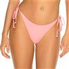 RELLECIGA Moda Mare Donna Slip Bikini a Perizoma con Laccetti Baby Rosa M/L