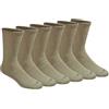 Dickies Men's Multi-pack Dri-tech Moisture Control Crew Socks Calzini casual Uomo (Pacco da 6)