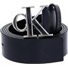 Calvin Klein Mono Plaque Belt W80 Navy
