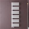 doporro Scaldasalviette Termoarredo da Bagno 159x50 cm per Parete | Colore Bianco, Acciaio al Carbonio, Montaggio a Parete, Riscaldamento ad Acqua Calda, Funzione Portasciugamani