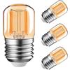 Generic Lampadina a bassa tensione E27 DC12V 24V Lampadina a filamento LED T28 1W Lampada ad ampolla Lampada per camper RV Paesaggio Locomotiva Camper