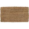 Pro Home Zerbino intrecciato a mano, 40 x 70 cm, in iuta e fibra di cocco, resistente, per esterni, fango, sporco e scarpe bagnate in ingressi, capannoni, giardino o patio (confezione da 1)