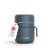 LARS NYSØM Barattolo Termico in Acciaio Inox 350ml - Contenitore Alimenti | Contenitore Pranzo Ermetico per Alimenti Caldi e Freddi - 12h Calda 24h Fredda - Bocca Larga per Zuppe Lavoro Viaggio