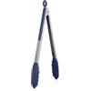 U-Taste Pinza da Cucina in Silicone, resistente a 250°C, 30cm, Blu notte | Punte in Gomma Antiaderente ben Sigillate e Manico in Acciaio Rivestito in Silicone e Bloccaggio Liscio