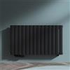 doporro Scaldasalviette Termoarredo da Bagno 108x60 cm per Parete | Acciaio al Carbonio, Pannello a Doppio Strato, Montaggio a Parete, Riscaldamento ad Acqua Calda, Utilizzo in Camera da Letto