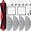 Jegehoyo Kit di 15 ricambi per Roborock Q10 X5/Q10 X5+ Robot Aspirapolvere, 1 spazzola principale, 6 spazzole laterali, 2 filtri, 4 Panni, 1 spazzola di pulizia, 1 cacciavite