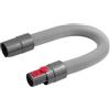 EEZII Testa flessibile for ugello di aspirazione piatto for tubo flessibile di prolunga for aspirapolvere senza fili, compatibile con Dyson, V7/V8/V10/V11/V12/V15(1PC Extension Hose)
