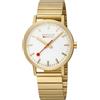 Mondaine Classic orologio Uomo Analogico Al quarzo con cinturino in Acciaio INOX placcato A660.30360.16SBM