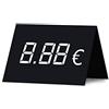 PRICARO Prezzo Regolabile, nero, 50 pezzi