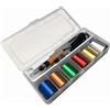 ALL SPLENDID YOU CAN MAKE IT All Splendid USB Hot Stamping Calligraphy Foil Pen con 6 rotoli di carta Hot Foil (oro, argento, blu, rosso, arancione, verde) con 4 punte, per progetti di creazione di biglietti di auguri