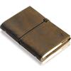 Wanderings Raccoglitore Planner in Pelle A5 - Journal Ricaricabile ad Anelli Non Datato - Programma Orario Giornaliero, 60 Pagine Settimanali - Compatibile Filofax - Pelle Pieno Fiore - 17 x 22,5 cm