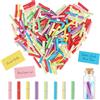 HOCUCHELAND 380 pezzi sfusi da scrivere, tombola mista con anelli in metallo, numerati con piccoli foglietti numerati, tombola sfusi per compleanno dei bambini, anniversario, festa