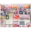 Bizak Mini World Playset Cucina con 5 Palline, Set da Cucina Giocattolo in Miniatura con Elettrodomestici e Accessori, Bambini e Ragazze +6 Anni (64502007)