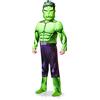 Rubie's Rubies, costume di lusso ufficiale Hulk serie animata su appendiabiti, Marvel Avengers, taglia 3-4 anni