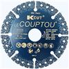 KELI FRANCE - K-CUT - Disco diamantato LE COUPTOU, uso universale (calcestruzzo, rame, mattoni, ferro, pietre, piastrelle, blocchi di brezza, legno, PVC), EN13236, gamma K-CUT… (115mm)