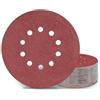 Awutzut Disco abrasivo a 10 fori da 9 pollici, grana 120, carta vetrata per cartongesso, 30 pezzi, per levigatrice a soffitto popcorn