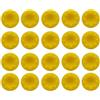 CFUENSBFDA JCD 20 PCS Analog Thumb Stick Grip Cover Compatibile For PS5 PS4 Controller Di Gioco Thumbsticks Caps For Xbox One Elite 360 One S Series XS(Yellow)