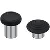 CFUENSBFDA Maniglia In Metallo Con Testa A Fungo, Bilanciere, Pulsanti Di Ricambio For Levetta Analogica 3D, Compatibili Con Il Controller Xbox One Elite Serie 2(2 Black C)