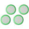 CFUENSBFDA 4 Pezzi Di Tappi For Impugnatura For Pollice Silenzio Compatibili Con PS5/PS4/Xbox One/Xbox One Elite/8BitDo SN30 Pro/Switch Pro Joystick Controller(White green)