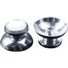 CFUENSBFDA Compatibile For Controller Xbox 360 1 Paio Di Tappi For Joystick Analogici 3D In Metallo Di Alluminio Thumb Stick Grip Cap Gamepad Pulsante Basculante(Silver)