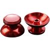 CFUENSBFDA Compatibile For Controller Xbox 360 1 Paio Di Tappi For Joystick Analogici 3D In Metallo Di Alluminio Thumb Stick Grip Cap Gamepad Pulsante Basculante(Red)