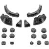 Generic Ricambio Pulsanti ABXY, D-pad, ZR, ZL, L, R per Switch 2 Controller，Nero trasparente