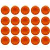 CFUENSBFDA JCD 20 PCS Analog Thumb Stick Grip Cover Compatibile For PS5 PS4 Controller Di Gioco Thumbsticks Caps For Xbox One Elite 360 One S Series XS(Orange)