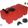 SERBATOI CARBURANTE FISSI - Capacità lt 42 - Lunghezza mm 650 - Larghezza mm 350