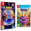 SEGA Sonic Racing: CrossWorlds, Nintendo Switch + Spyro Trilogy Reignited - Nintendo Switch