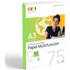 Sidi Global Market Fogli A3 75g, Carta per Stampante Laser e Inkjet, Carta Bianca per Stampare, Scrivere o Disegnare, Fogli DIN A3 297x420 mm Uso Professionale, Risma di Carta per Ufficio e Casa - SIDI (75g, 50 fogli)