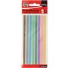 Fixo Note | Strisce adesive per sottolineare | 8 colori pastello | 20 strisce per colore | 5 x 135 mm | plastica traslucida | riposizionabile | perfette per sottolineare e contrassegnare pagine