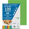Dohe 30167 - Confezione da 100 fogli A4, 80 g, colore verde intenso