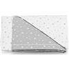 Italbaby 020.1007-004 Completo Lettino da 3 Pezzi Stelline Grigio