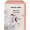 Tommee Tippee Tiralatte manuale, morbido silicone con cuscino massaggiante a petali, flangia da 24 mm + 5 inserti per una vestibilità perfetta, aspirazione regolabile delicata, silenzioso, leggero e